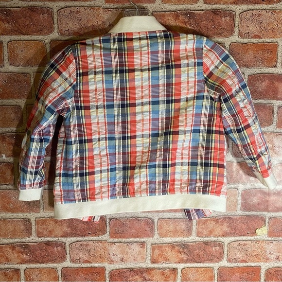Janie and Jack Multicolor Plaid Kids Jacket - Picture 3 of 6